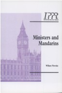 Cover of Ministers and Mandarins