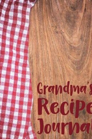 Cover of Grandma's Recipe Journal