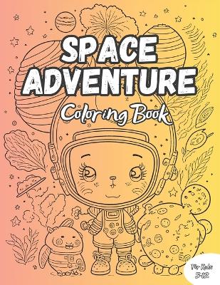 Book cover for Space Adventure Coloring Book