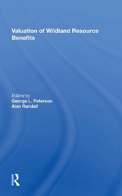 Book cover for Valuation Of Wildland Resource Benefits