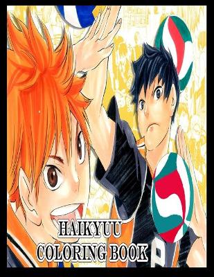 Book cover for Haikyuu Coloring Book