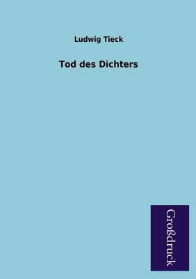 Book cover for Tod Des Dichters