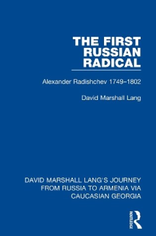 Cover of The First Russian Radical