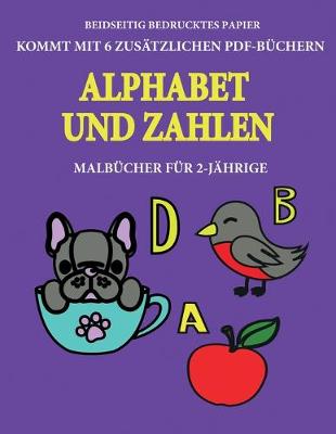 Book cover for Malbücher für 2-Jährige (Alphabet und Zahlen)