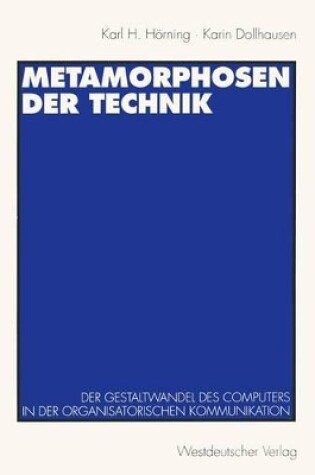 Cover of Metamorphosen der Technik