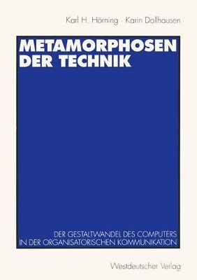 Book cover for Metamorphosen der Technik