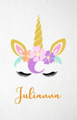 Book cover for Julianna A5 Lined Notebook 110 Pages