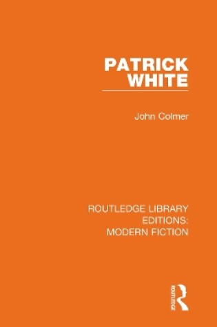 Cover of Patrick White