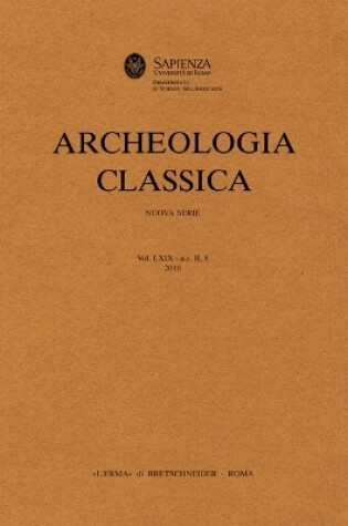 Cover of Archeologia Classica. 2018 Vol. 69, N.S. II. 7.