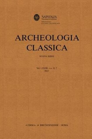 Cover of Archeologia Classica. 2018 Vol. 69, N.S. II. 7.