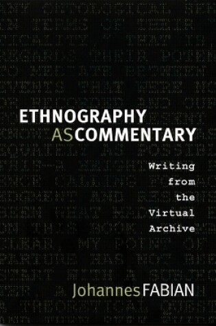 Cover of Ethnography as Commentary