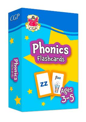 Book cover for Phonics Flashcards for Ages 3-5
