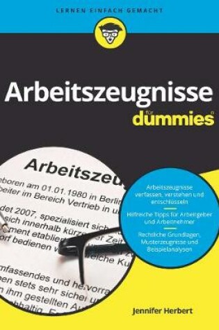Cover of Arbeitszeugnisse für Dummies