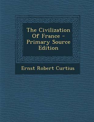 Book cover for Civilization of France