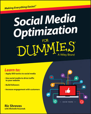 Book cover for Social Media Optimization For Dummies