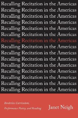 Cover of Recalling Recitation in the Americas