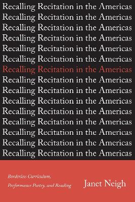 Cover of Recalling Recitation in the Americas