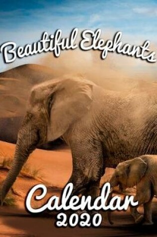 Cover of Beautiful Elephants Calendar 2020