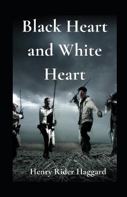 Book cover for Black Heart and White Heart illustrated