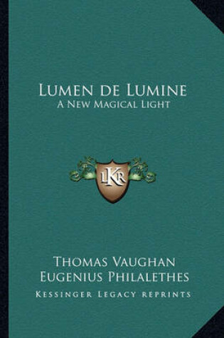 Cover of Lumen de Lumine