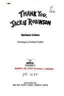 Book cover for Thank You, Jackie Robinson