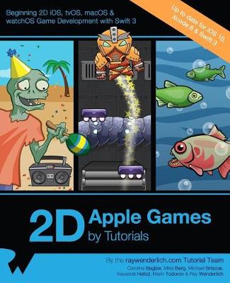 Book cover for 2D Apple Games by Tutorials