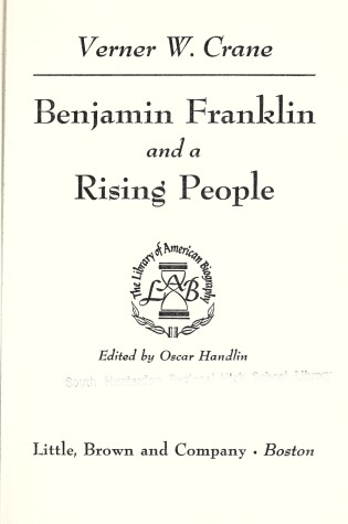 Cover of Benjm Franklin(Lab 160121 54