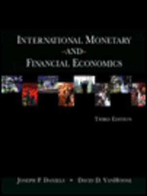 Book cover for International Monetary and Financial Economics with Economic Applications