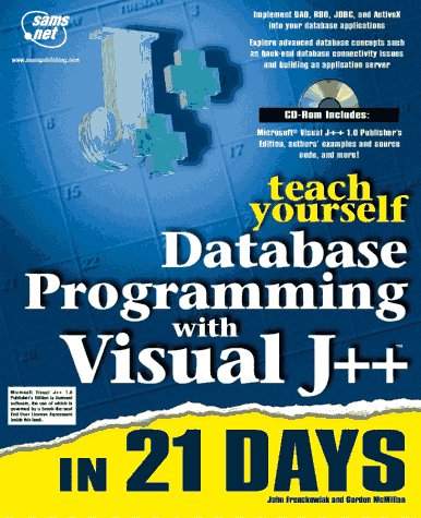 Cover of Teach Yourself Database Programming with Visual J++ in 21 Days