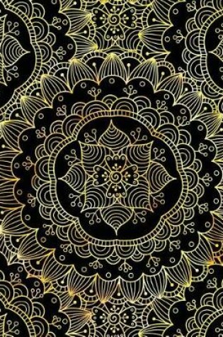 Cover of Journal Notebook Flower Mandala Pattern 9