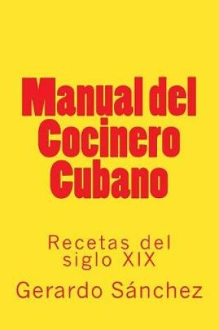 Cover of Manual del Cocinero Cubano
