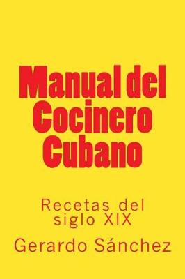 Book cover for Manual del Cocinero Cubano