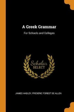 Cover of A Greek Grammar