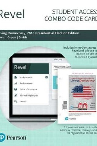 Cover of Revel for Living Democracy, 2016 Presidential Election Edition -- Combo Access Card