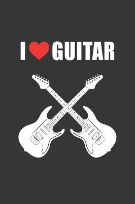 Book cover for I Heart Guitar Notebook