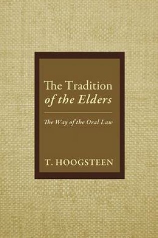 Cover of The Tradition of the Elders