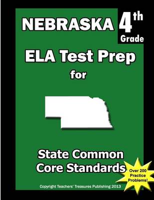 Book cover for Nebraska 4th Grade Ela Test Prep