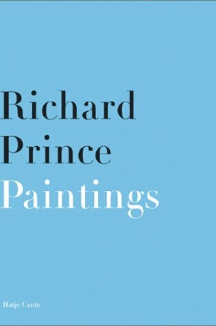 Cover of Richard Prince: Photographs, Paintings