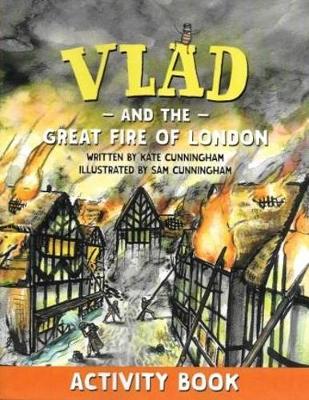 Book cover for Vlad and the Great Fire of London Activity Book