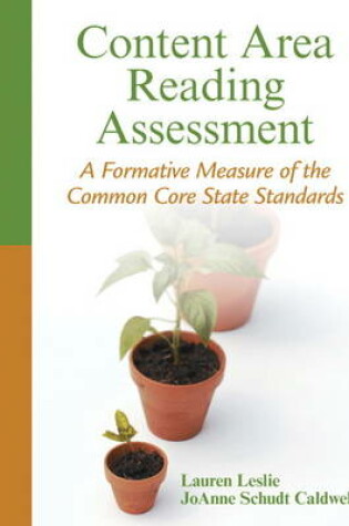 Cover of Content Area Reading Assessment