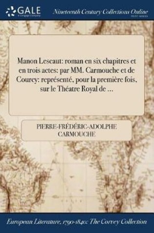 Cover of Manon Lescaut