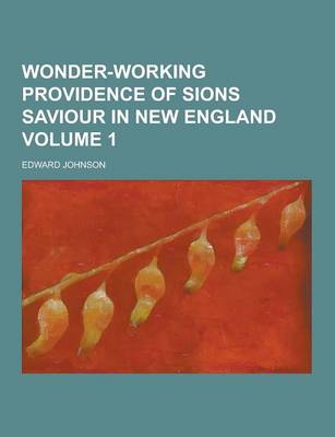 Book cover for Wonder-Working Providence of Sions Saviour in New England Volume 1