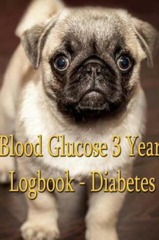 Cover of Blood Glucose 3 Year Log Book - Diabetes