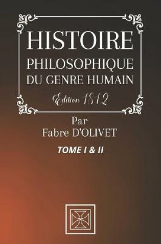 Cover of Histoire Philosophique Du Genre Humain