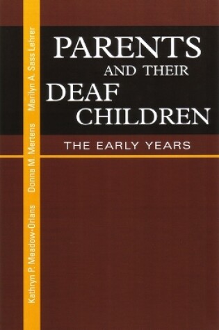 Cover of Parents and Their Deaf Children