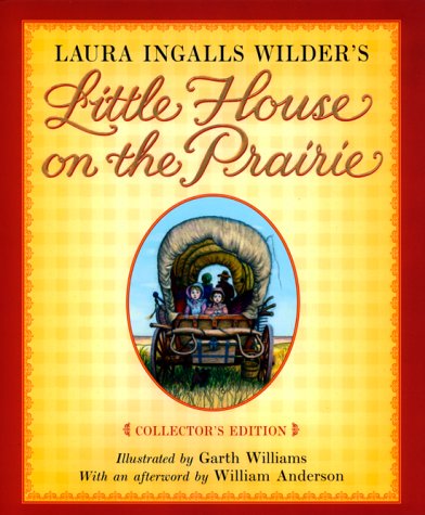 Book cover for Laura Ingall Wilder's "Little House on the Prairie"