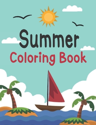 Book cover for Summer Coloring Book