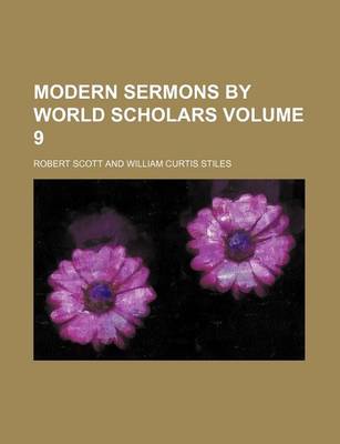 Book cover for Modern Sermons by World Scholars Volume 9