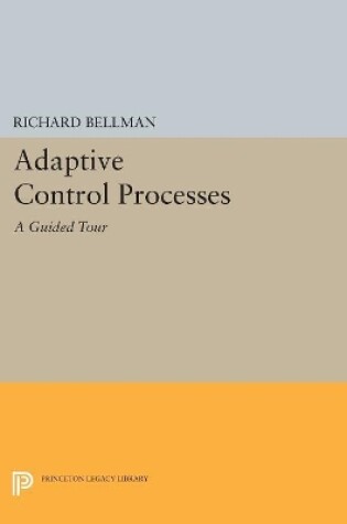 Cover of Adaptive Control Processes