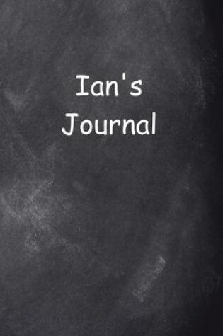 Cover of Ian Personalized Name Journal Custom Name Gift Idea Ian